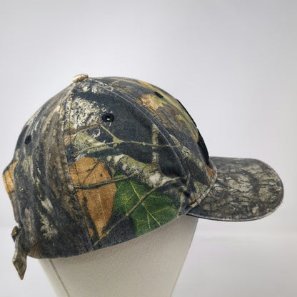 RedHead Baseball Cap Green One Size Camo Embroidered Slideback Adjustable Hat