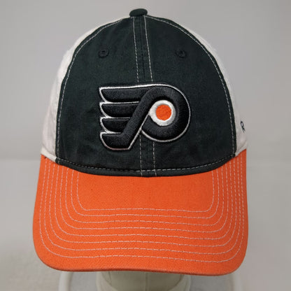 Philadelphia Flyers NHL Reebok Baseball Cap Black White Orange One Size Logo