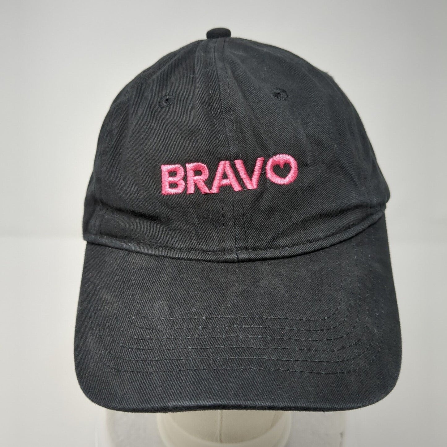 Bravo Slideback Hat Black One Size Solid Embroidered Port & Company