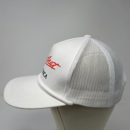 THE CLASSICS Trucker Hat White One Size Heartbeat of America Mesh Rope Snapback