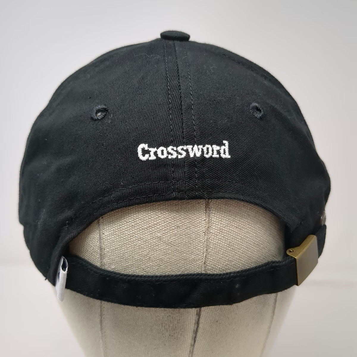 The New York Times Crossword Puzzle Hat Baseball Cap Black One Size Slideback