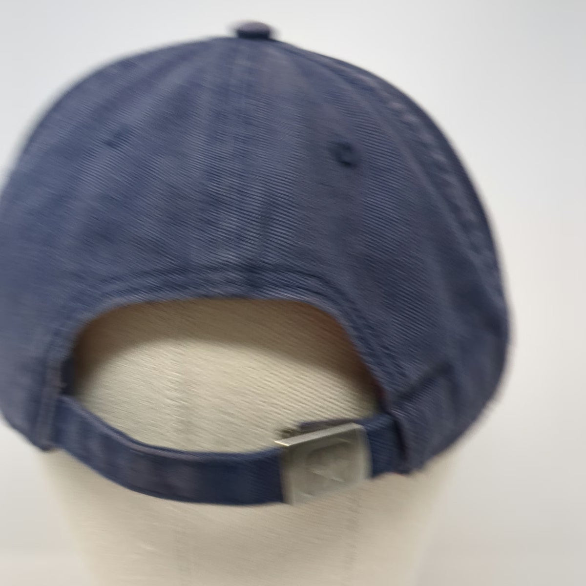 Converse Baseball Cap Blue One Size All Star Patch Canvas Slideback Hat Logo