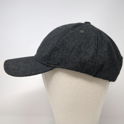 Forever 21 Baseball Cap Gray One Size Strapback Textured Plain Solid Blank Hat
