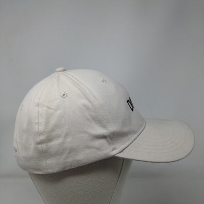 DIMO Slideback Hat Cream OSFM Embroidered Adjustable Quake City Caps
