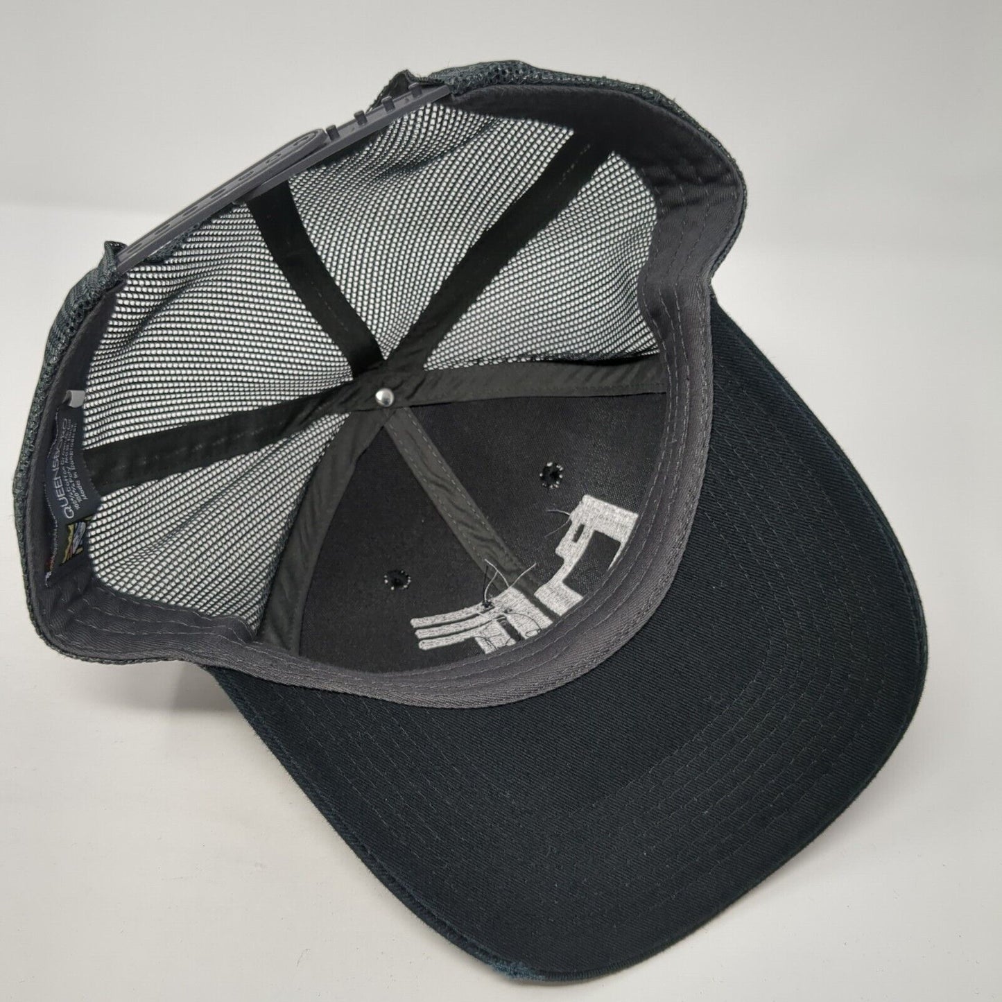 Boise Fermentation Company Snapback Trucker Hat Black One Size Mesh Back