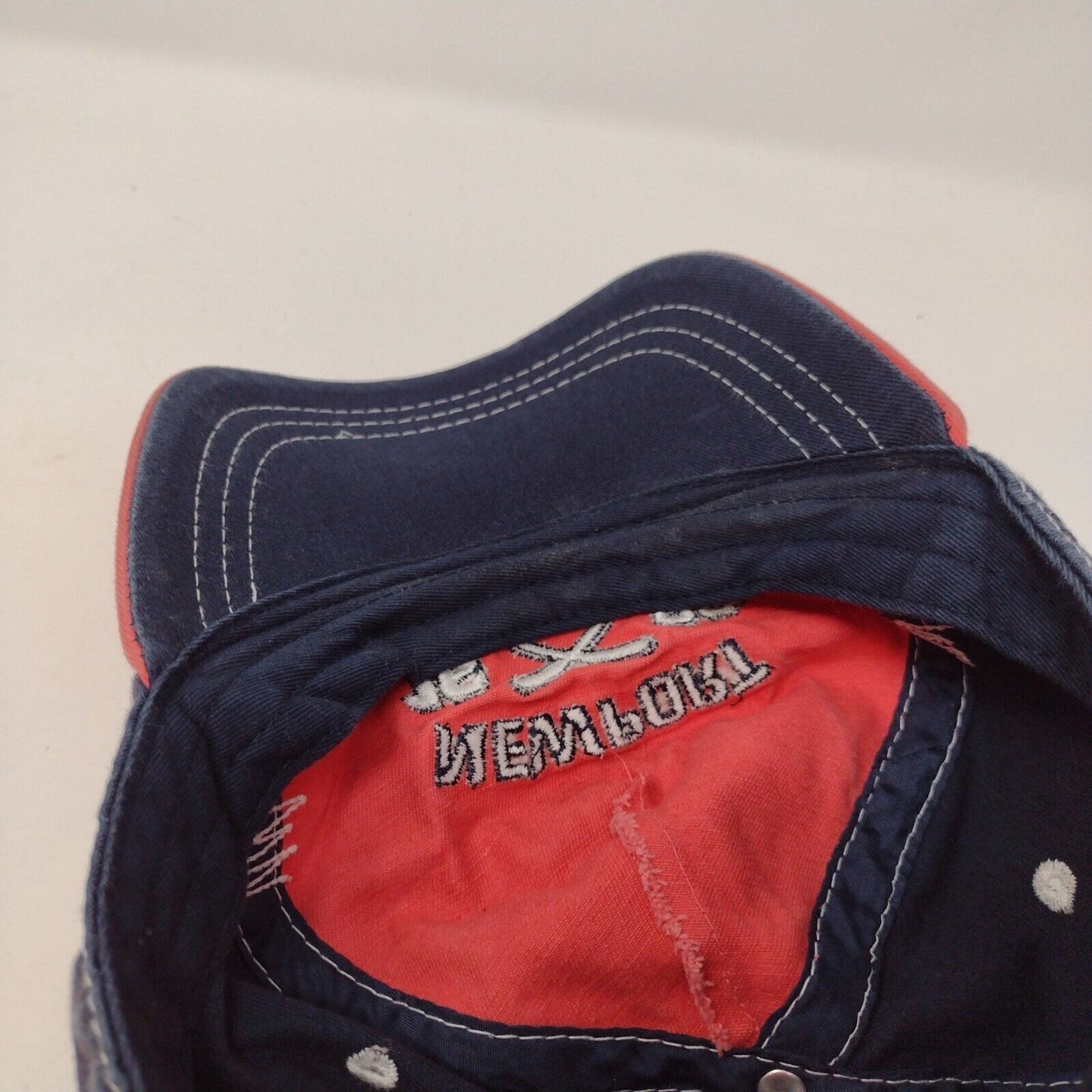 Newport Rhode Island 1639 Strapback Hat Multi OSFA Adjustable Colorblock