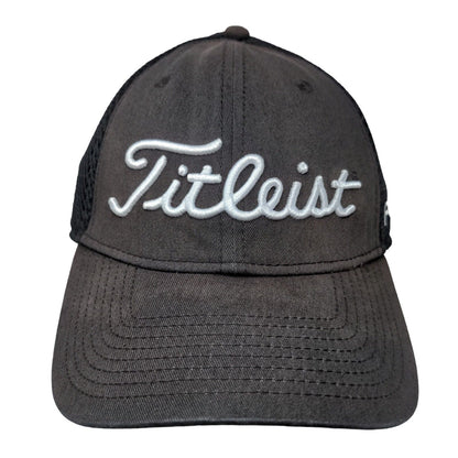 Titleist FJ Pro V1 Fitted Hat Black Medium-Large Embroidered Breathable