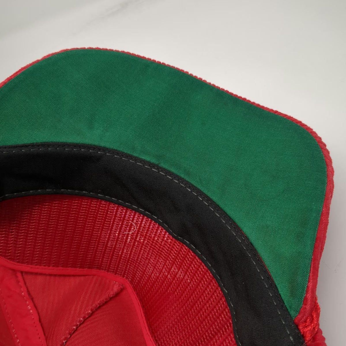 Imperial Headwear 5 Panel Red Hat One Size Corduroy Rope Bonsai Salishan Golf