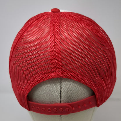 Tyvek Housewrap PGL Industrial Red One Size Trucker Hat Mesh Back Snapback