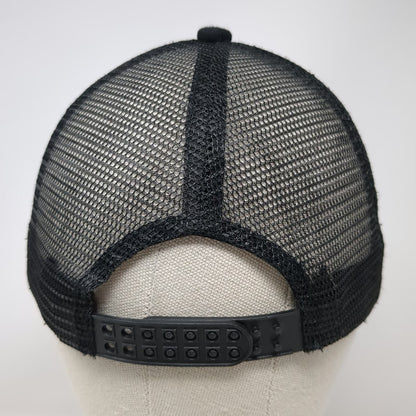 Solely Real Clean Food Hat Trucker Hat Black One Size Mesh Back Snapback Logo