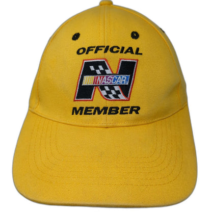 Touchstone NASCAR Official Member VIP Access Yellow One Size Baseball Cap Hat