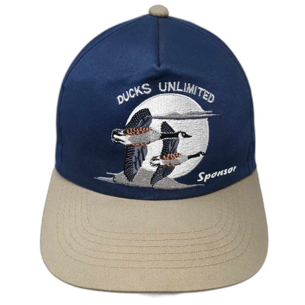 Dorfman Pacific 5 Panel Blue One Size Ducks Unlimited Sponsor Duck Snapback Hat