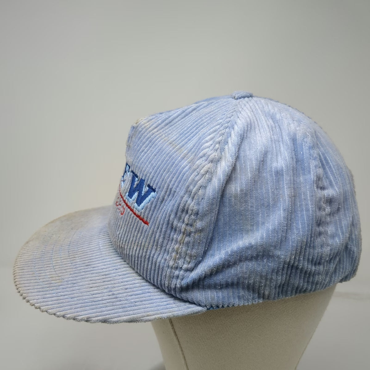 IBEW Local 280 Blue Red Green Trucker Hat One Size Snapback Corduroy USA Union