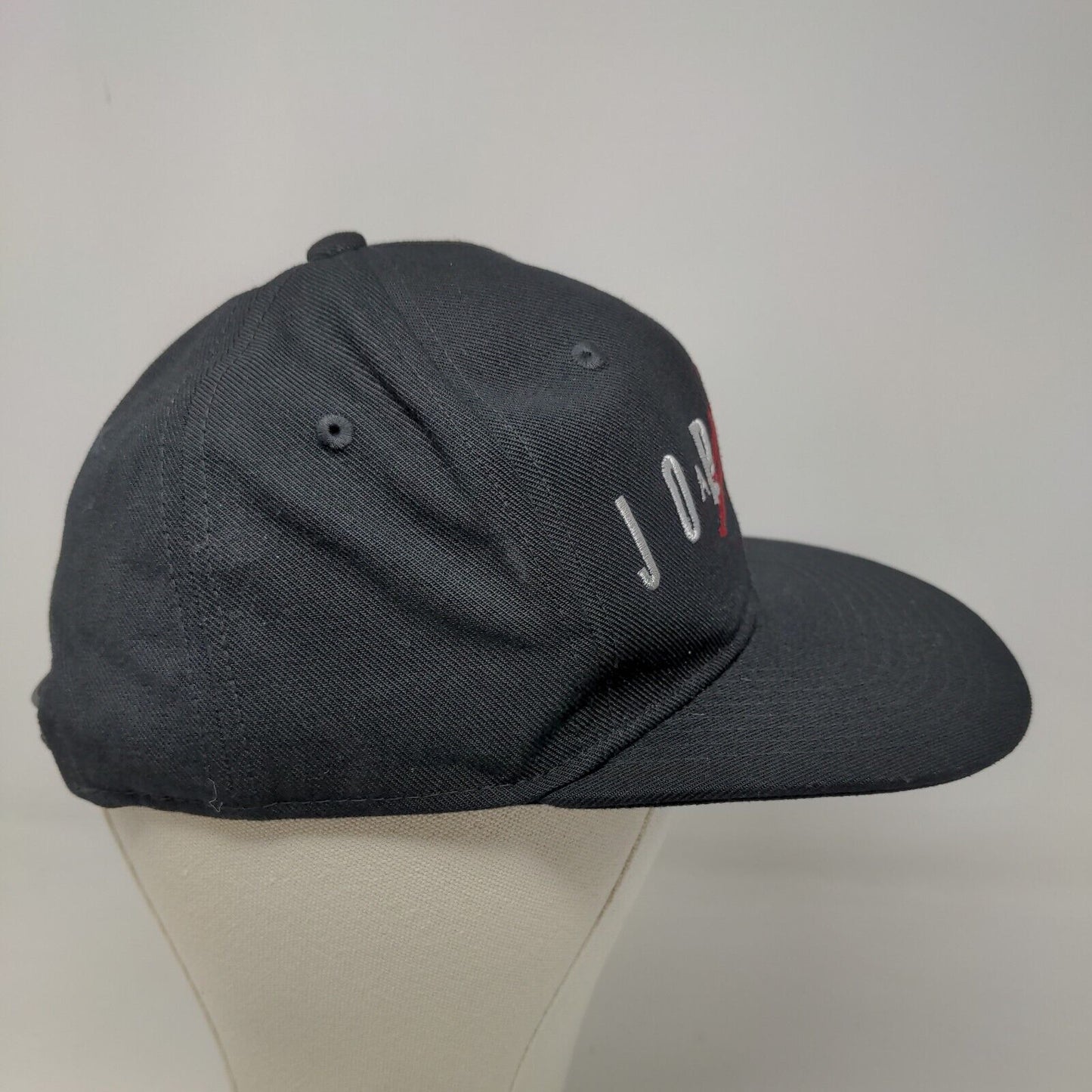 Nike Air Jordan Boy's Snapback Hat Black Adjustable Embroidered Jumpman Logo