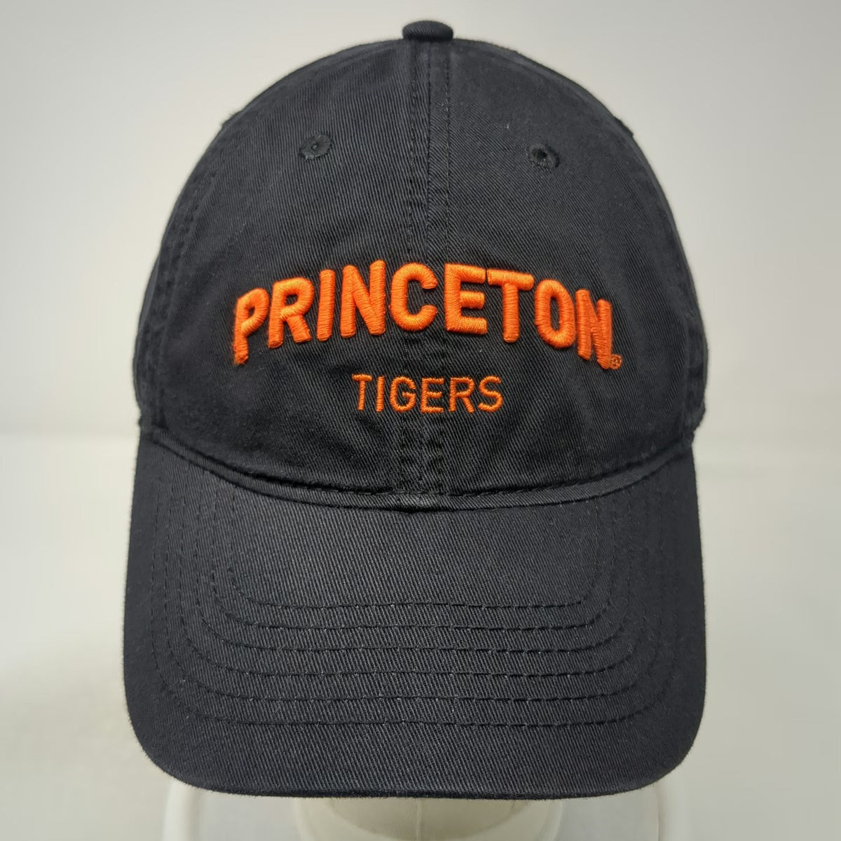 Princeton Tigers NCAA Legacy Cap Black Orange One Size Adjustable Slideback Brim