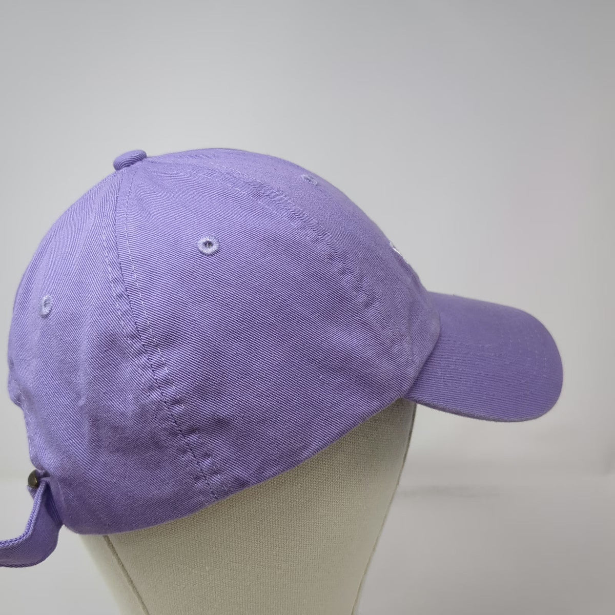 Purple Baseball Cap One Size Voodoo Logo Embroidered Adjustable Slideback Hat
