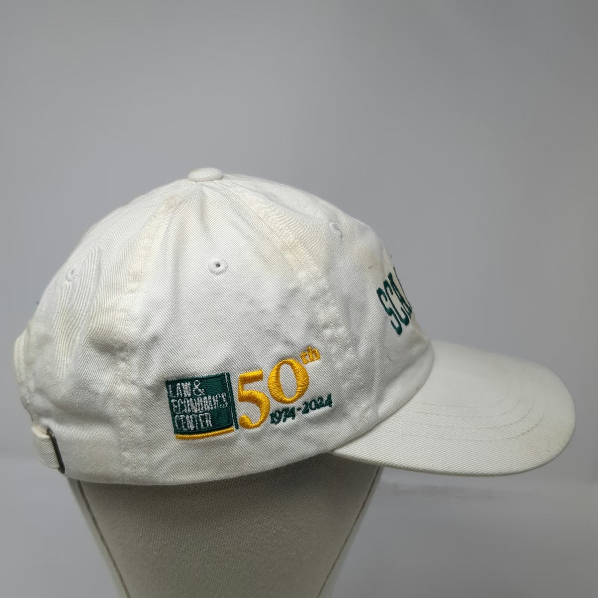 Yupoong Baseball Cap White One Size Scalia Law Mason 50th Anniversary hat