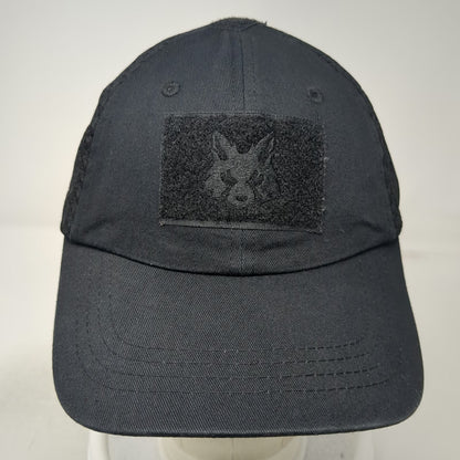 Fox Xtreme Endurance Baseball Cap Black One Size Mesh Wolf Patch Hat Strapback
