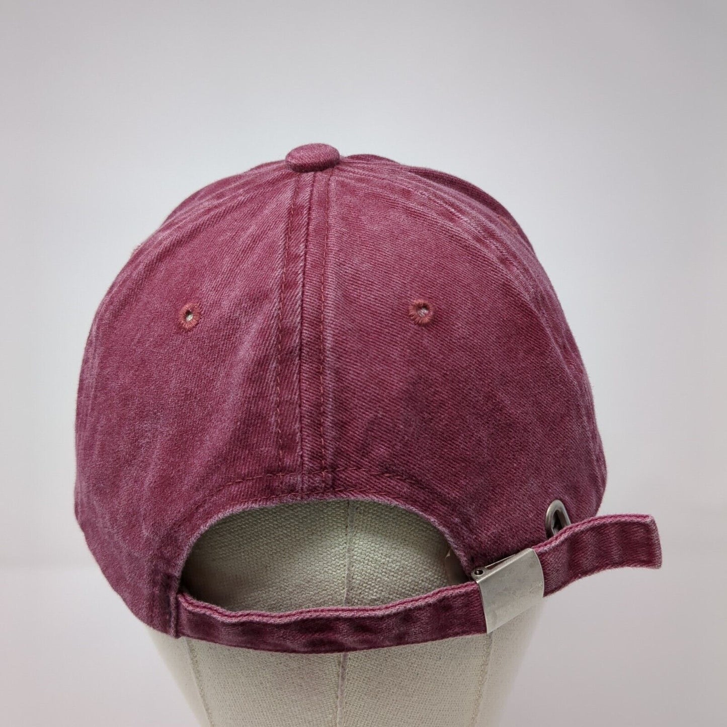 Unbranded Slideback Hat Red One Size Adjustable 6 Panel Blank Outdoor