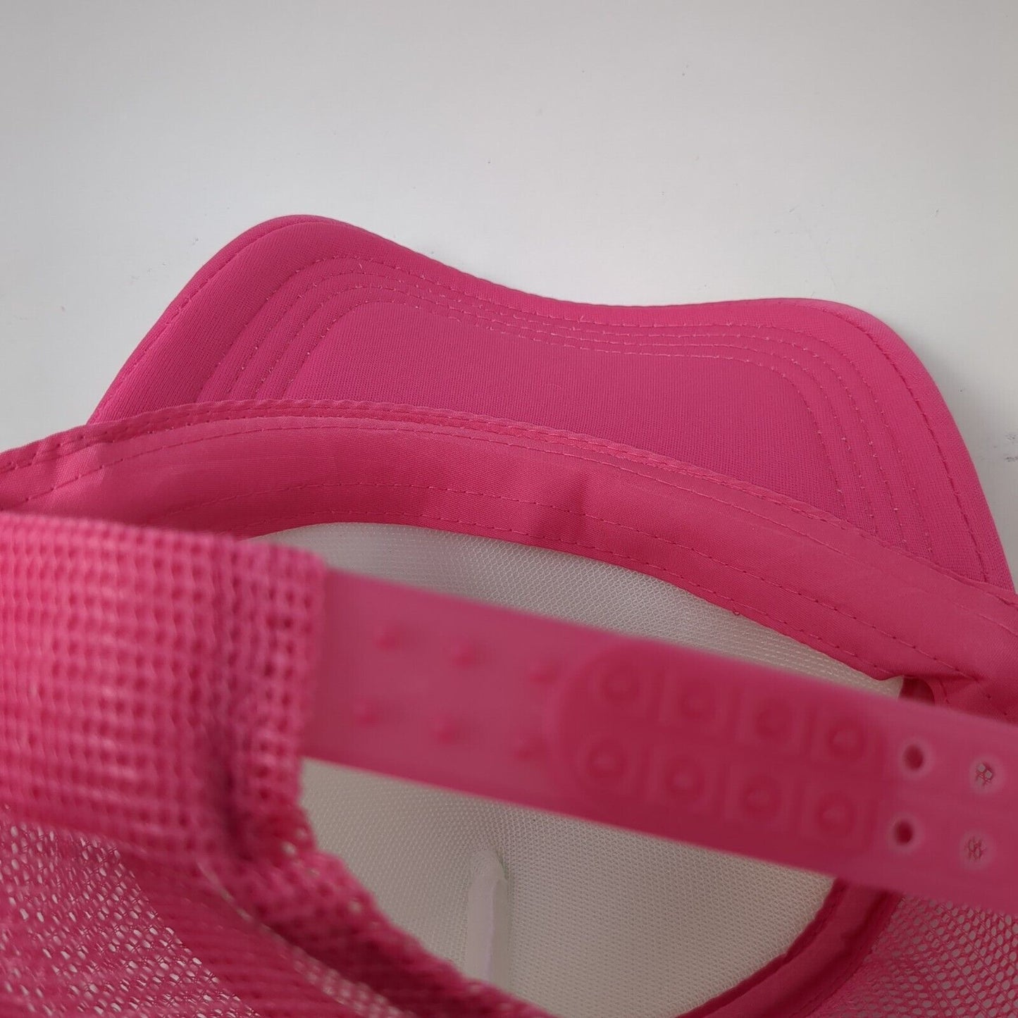 Summer Sippin' Snapback Trucker Hat Pink OSFA Mesh Back Adjustable