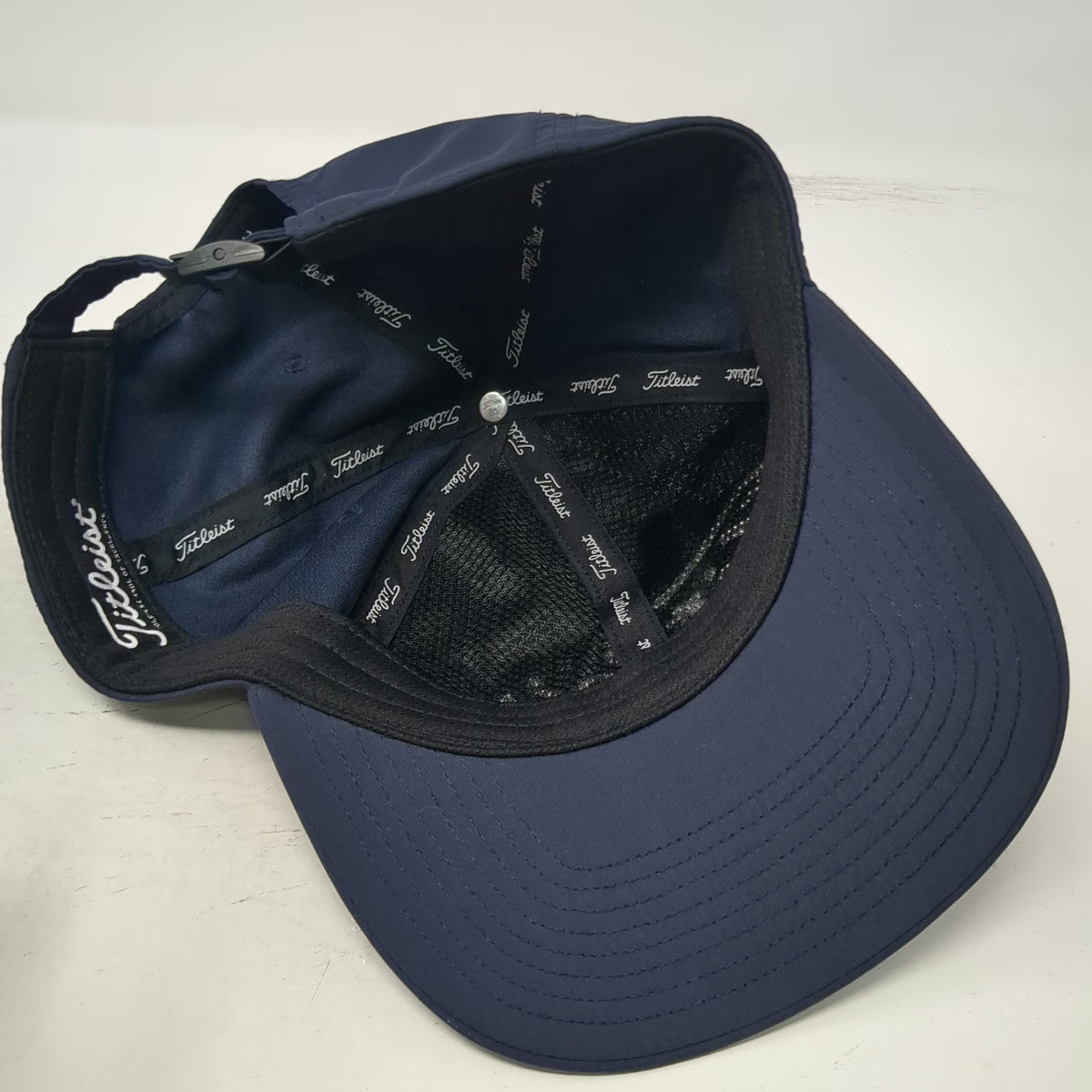 Titleist Baseball Cap Blue One Size Samsung HVAC Built Brave Slideback Golf Hat