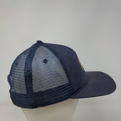 Element CA-NY Snapback Trucker Hat Blue OS Adjustable Embroidered Mesh Back