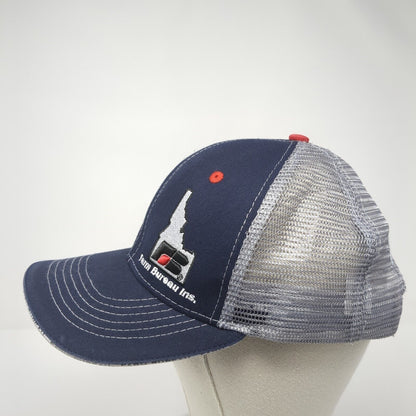 Farm Bureau Ins Snapback Trucker Hat Blue OS Adjustable Mesh Back Buck's Bags