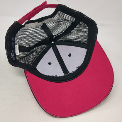 360 Apparel Adams Mfg Pink One Size Baseball Cap Hat Trailer Sales American Flag
