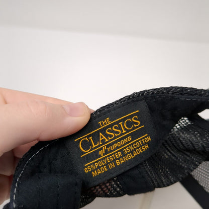 Life At Sea Snapback Trucker Hat Black One Size Mesh Back Yupoong