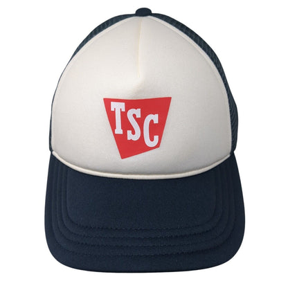 TSC Tractor Supply Co. Snapback Trucker Hat Blue One Size Adjustable Mesh Back