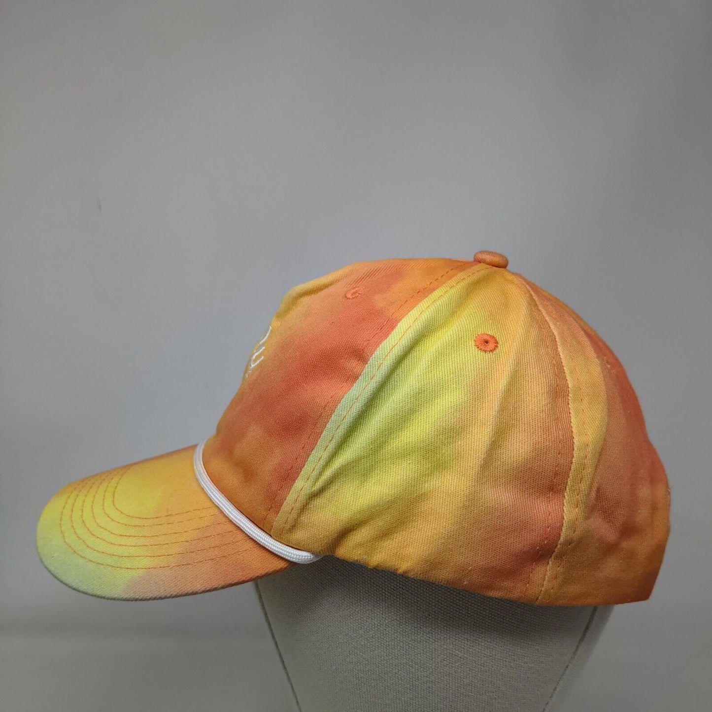 Malibu Snapback Hat Multicolor One Size Adjustable Embroidered Tie Dye Rope