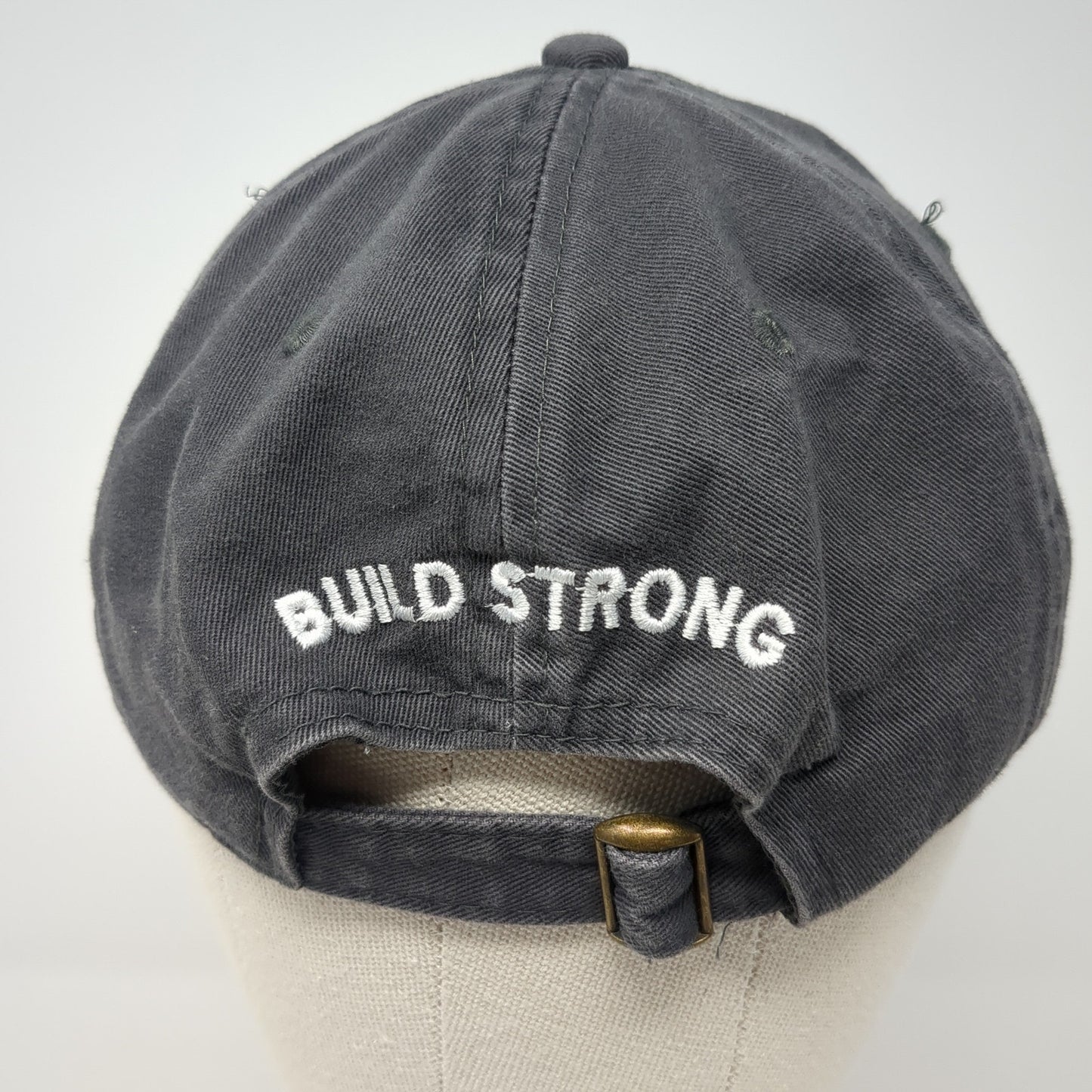 Ox Industries Engineered Products Slideback Hat Gray One Size Build Strong