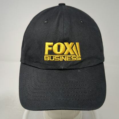 Barker Gear Fox Business Logo Baseball Cap Black One Size Cotton Adjustable Hat