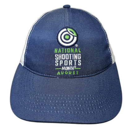 MSP Design Group Baseball Cap Blue One Size Hat Mesh Back Strapback Shooting