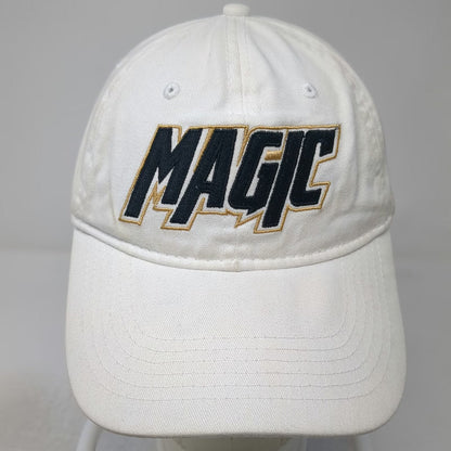 Port & Company Magic Logo Baseball Cap White One Size Slideback Cotton Hat