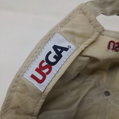 US Open 2012 The Olympic Club Slideback Hat Tan One Size Embroidered USGA Member