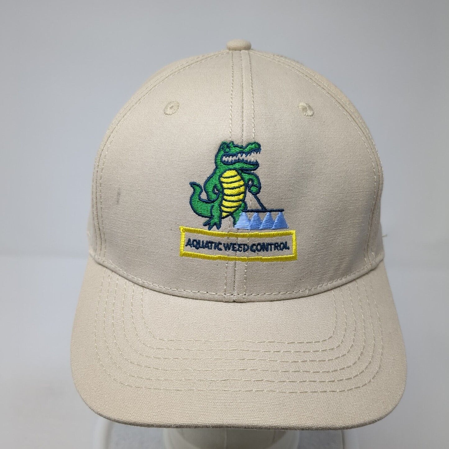 Aquatic Weed Control Slideback Baseball Cap Beige One Size Adjustable Hit Wear