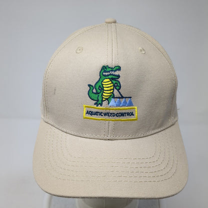 Aquatic Weed Control Slideback Baseball Cap Beige One Size Adjustable Hit Wear