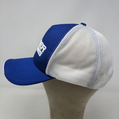 Cooper Tires Men's Strapback Mesh Back Hat Blue White Embroidered Logo