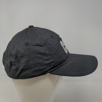 CAT Caterpillar Men's Strapback Hat Black Adjustable Embroidered Logo