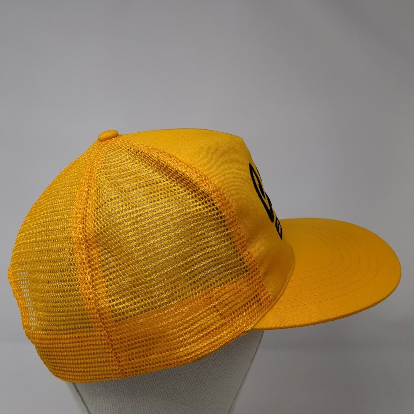 CSI Eagles Snapback Trucker Hat Yellow One Size Adjustable Mesh Back Rope