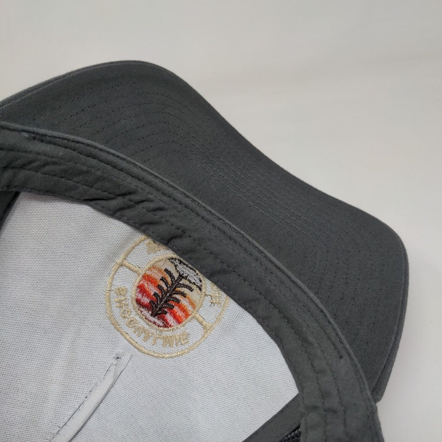 Snoqualmie Wahington Snapback Trucker Hat Gray OS Mesh Back The Classics Yupoong