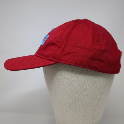 Tall Ships Trading Co. Baseball Cap Red One Size Confederation Bridge NB PEI Hat