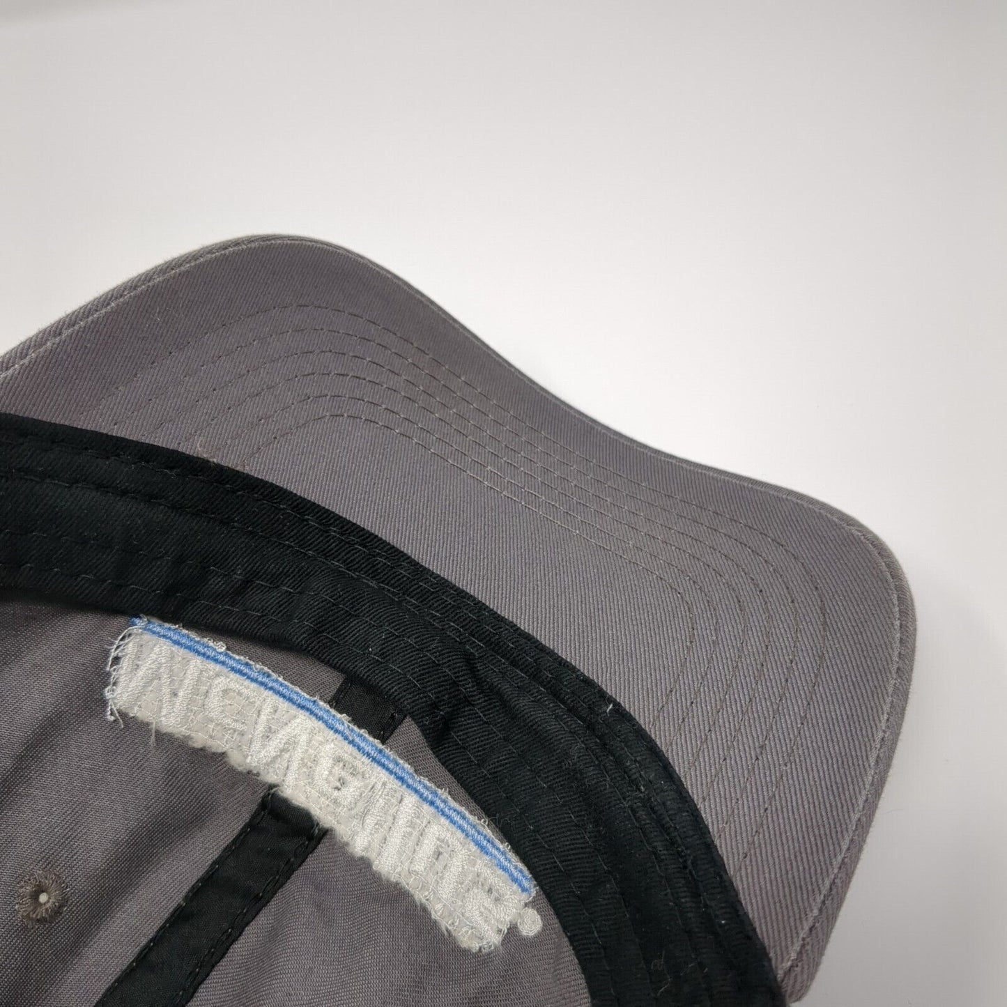 McNeilus Strapback Trucker Hat Gray One Size Adjustable 6 Panel Mesh Back