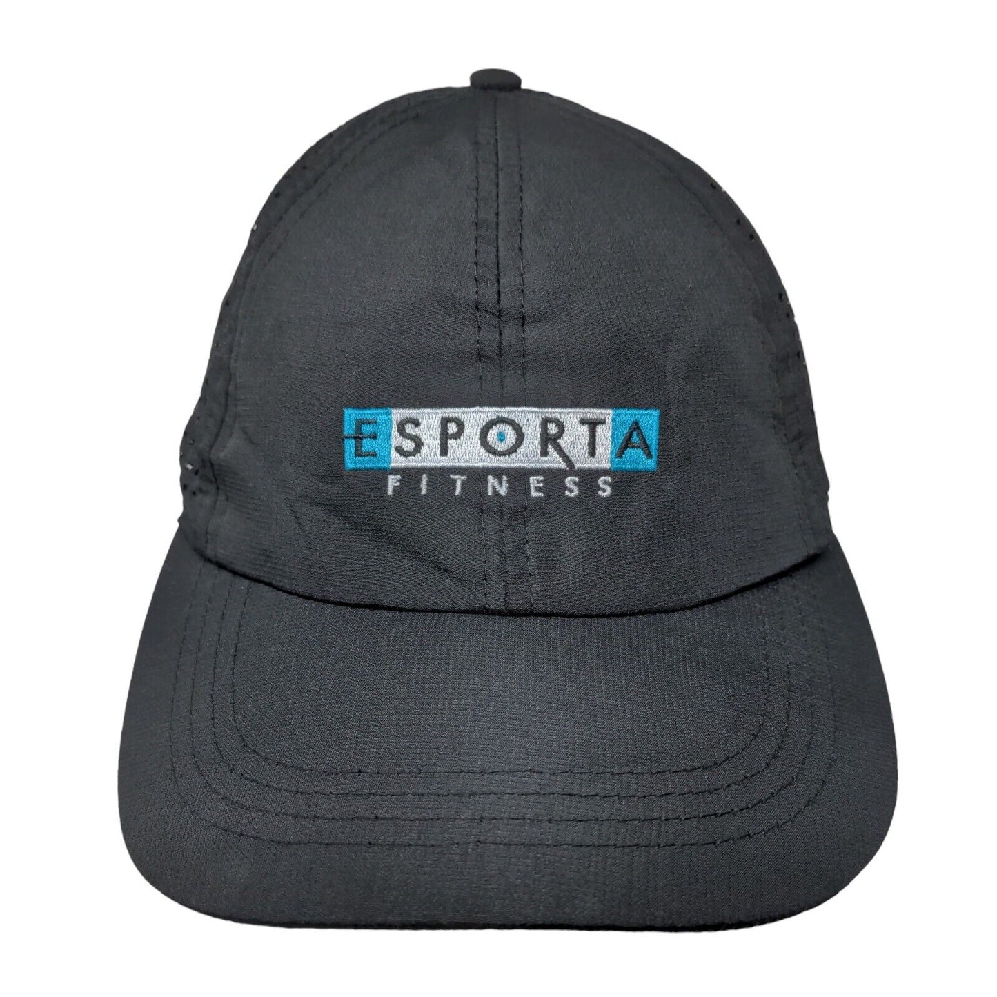 Unbranded Men's Snapback Hat Black Mesh Back Embroidered Esporta Fitness Logo