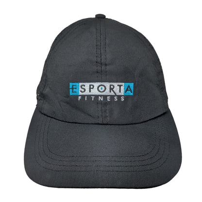 Unbranded Men's Snapback Hat Black Mesh Back Embroidered Esporta Fitness Logo