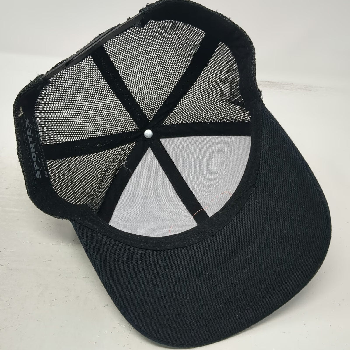 Sportex Trucker Hat Black One Size Streamlight 50 Year Anniversary Mesh Snapback