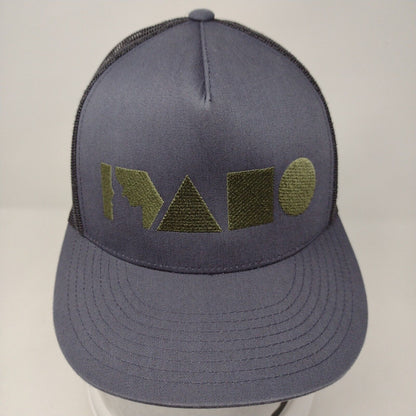 Idaho Snapback Trucker Hat Gray OSFA Adjustable Mesh Back 6 Panel Sport-Tek