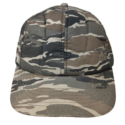 AJ Headwear Snapback Green Tiger Stripe Camo Hat One Size Structured 6 Panel