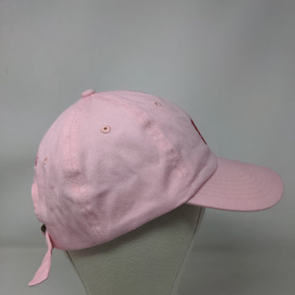 Cosmic Fit Club Slideback Hat Pink One Size Adjustable Embroidered 6 Panel